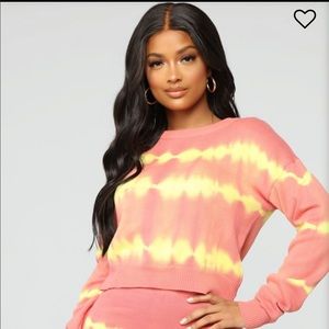 Tie Dye Sweater Set